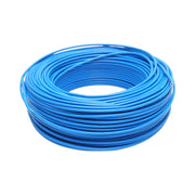 Cavo elettrico in rame 4 mm blu MYF H07V-K, isolamento in PVC 450/750V, matassa da 100 m