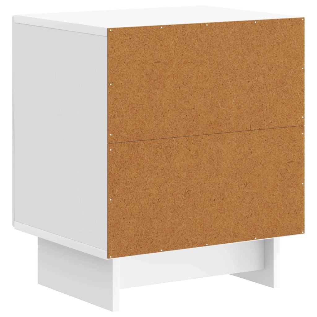 Armadio da Notte Bianco Lucido 43 x 34,5 x 50 cm 893883