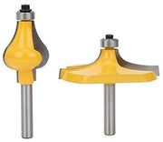 Verlijmfrees con 2 x 8 mm schacht per corde in legno e ringhiere.