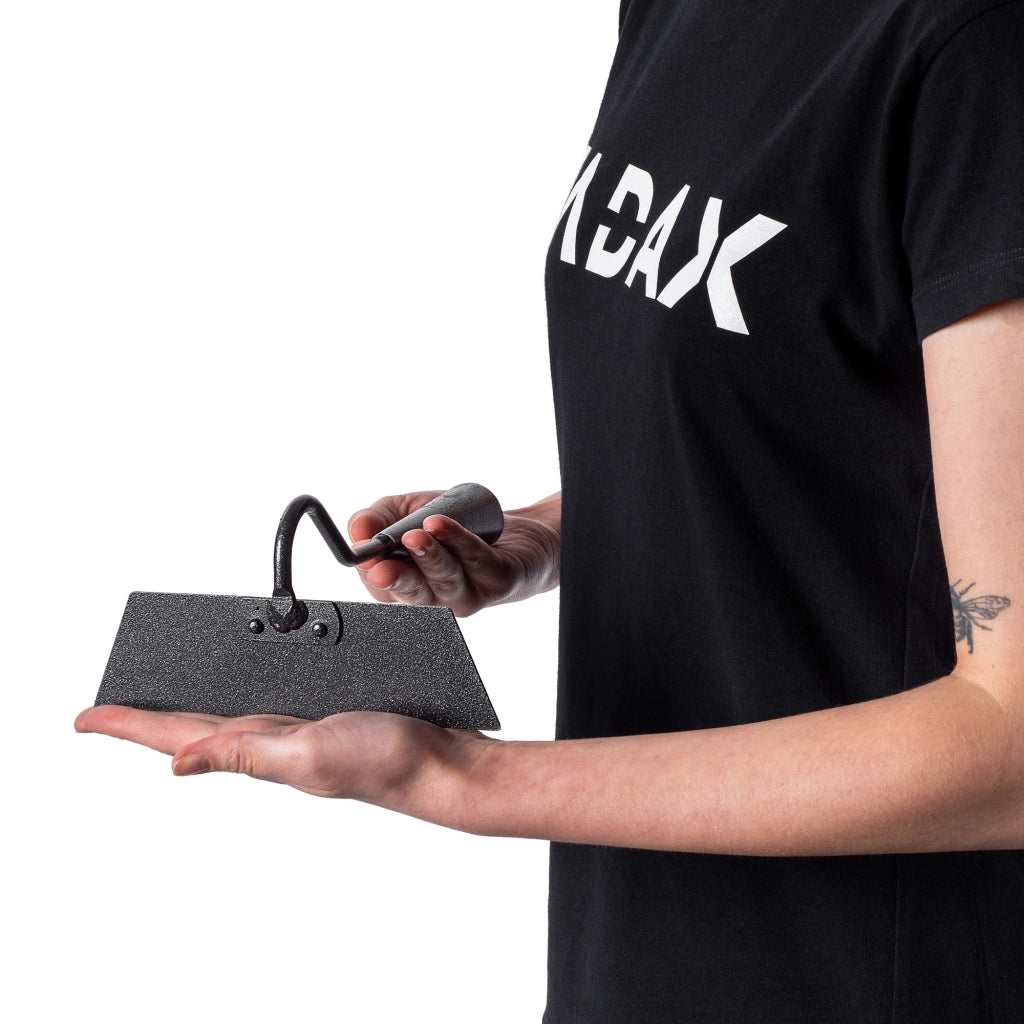 Zappa da giardino KADAX con gancio, senza manico, 18 cm, in acciaio, per scavare