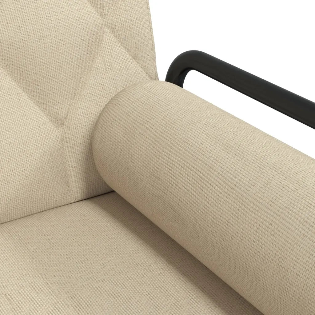Divano letto | Sof¨¤ letto | Letto singolo con Braccioli Crema in Tessuto