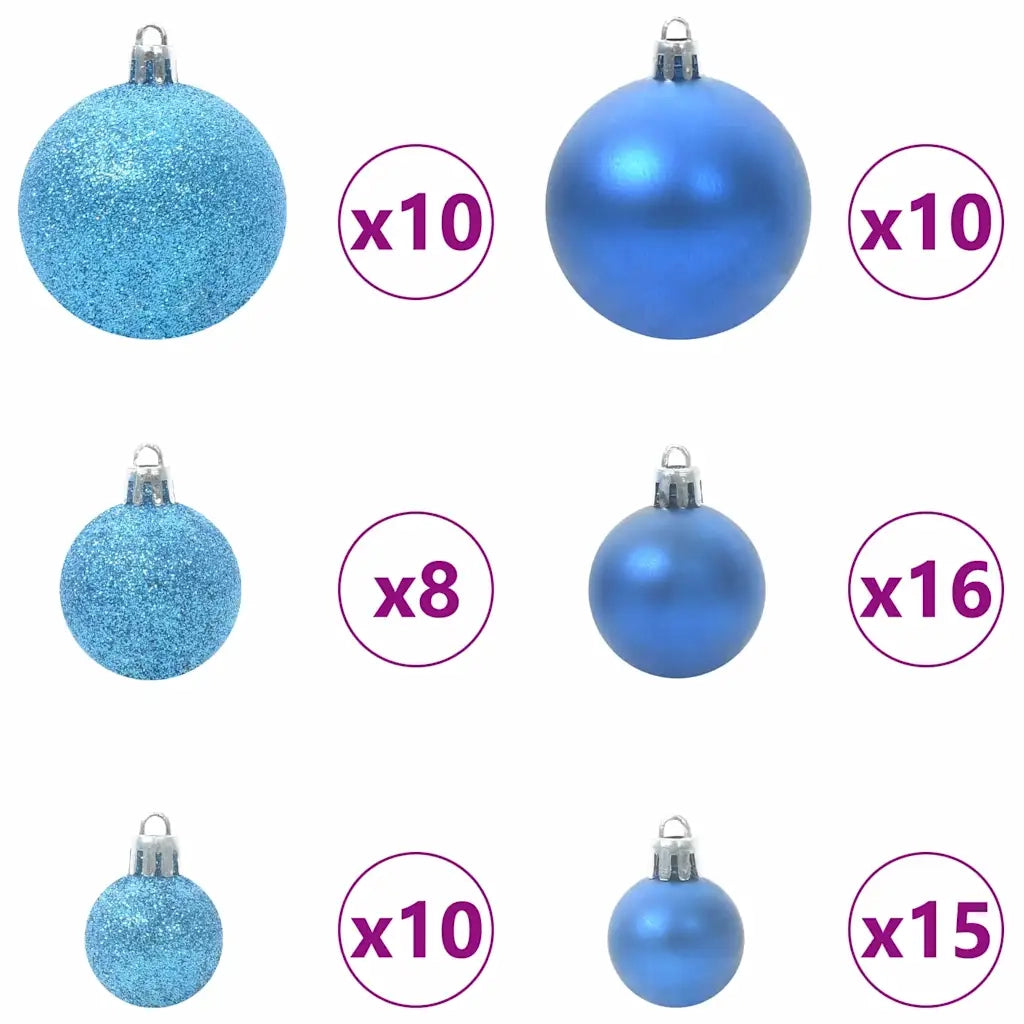 Albero di Natale Artificiale-Albero Natalizio con 300 LED Verde 240 cm 366595