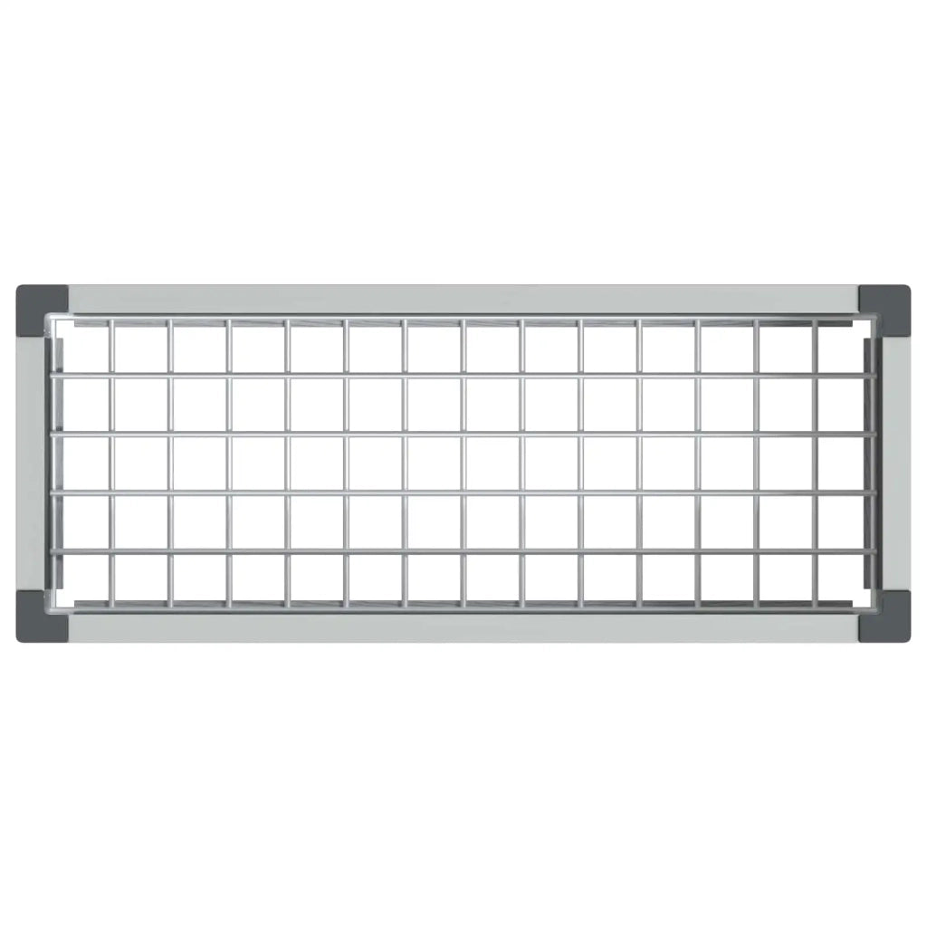 Letto rialzato da giardino Grigio 75 x 30 x 22 cm 42039080