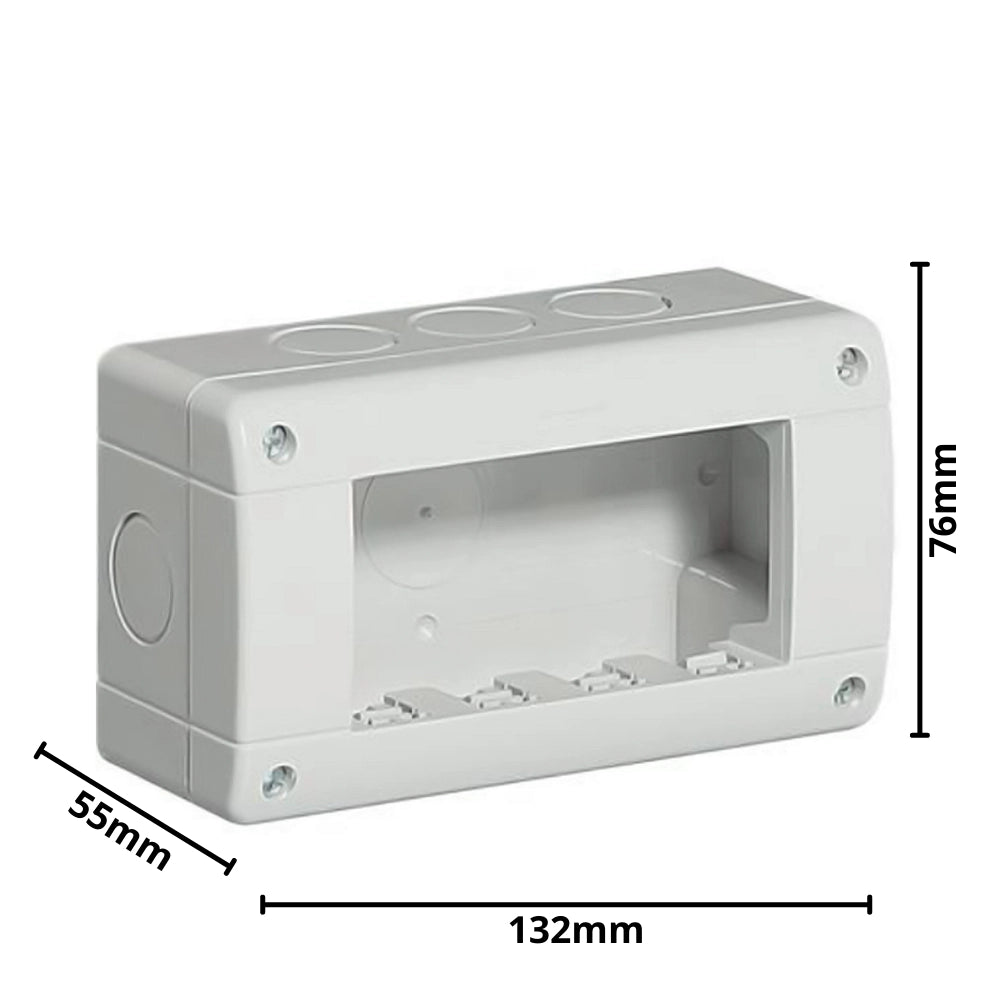 Custodia ip40 bticino 25404 per installazione a parete