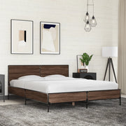 Giroletto Rovere Marrone 150x200cm in Legno Multistrato Metallo 3280006
