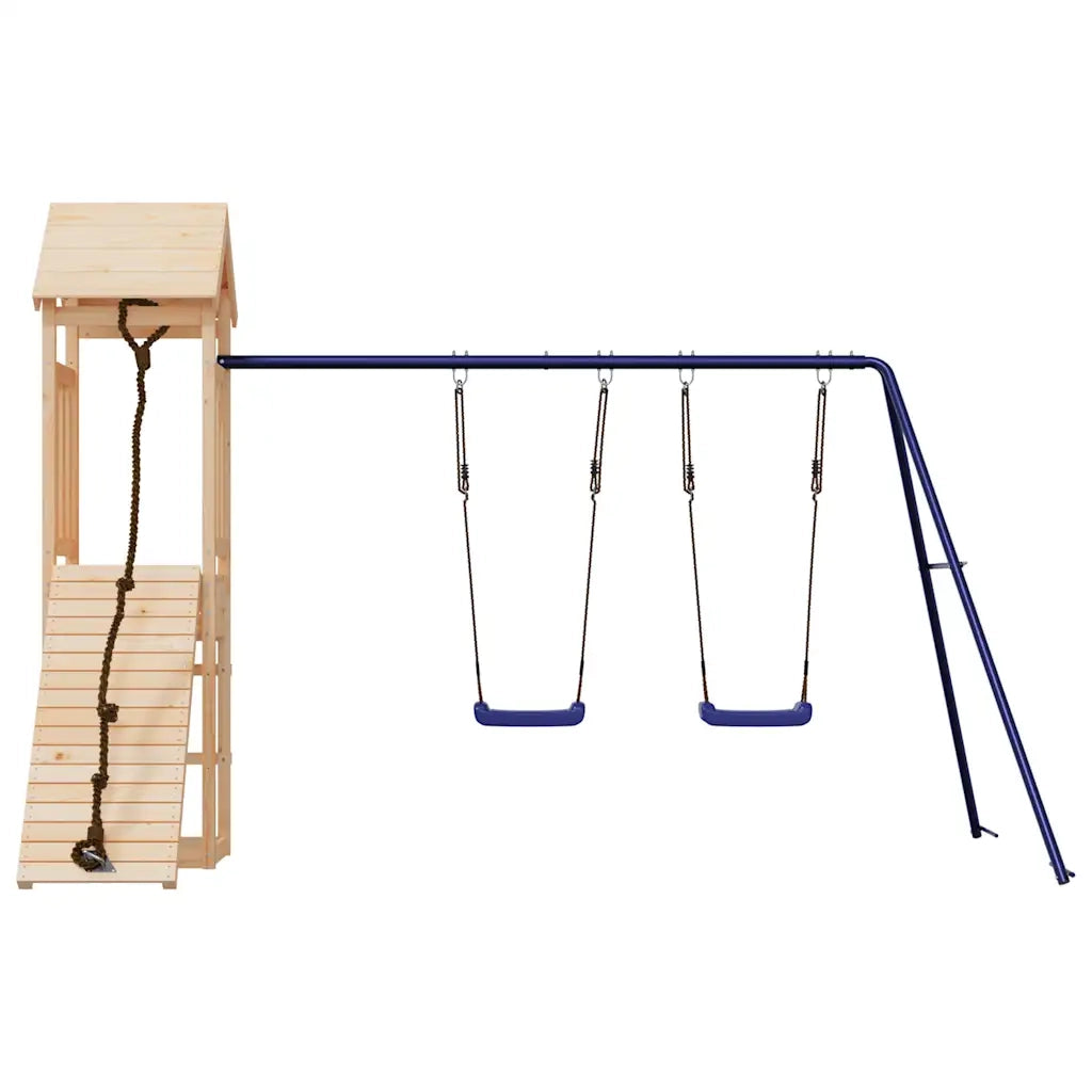Set da Gioco da Esterno in Legno Massello di Pino 3155816