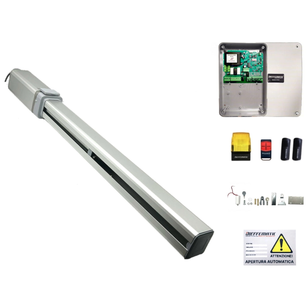 KIT AUTOMAZIONE 230V CANCELLO 1 ANTA BATTENTE IDRAULICO HYDRA CORSA 270