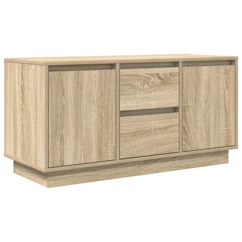 Mobile Porta TV con Luci LED Rovere Sonoma 100x41x50 cm 861411