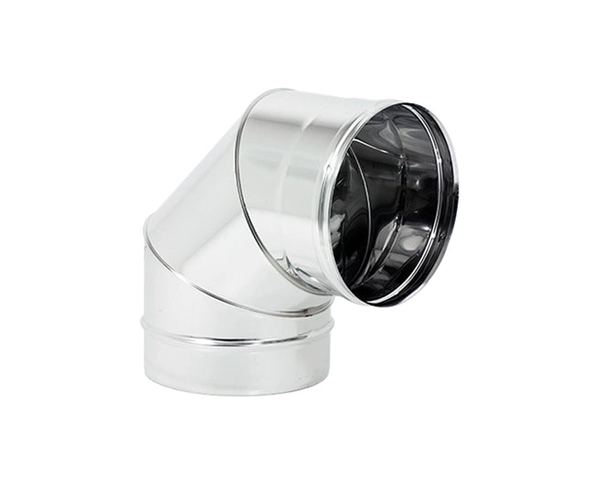 CURVA 90  ° MONOPARETE ACCIAIO INOX AISI 304  EE ¸300 SP 05 MM   EUROPROFIL SRL