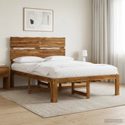Letto matrimoniale con testiera ROSTOCK Naturale 120 x 190 cm 3405474