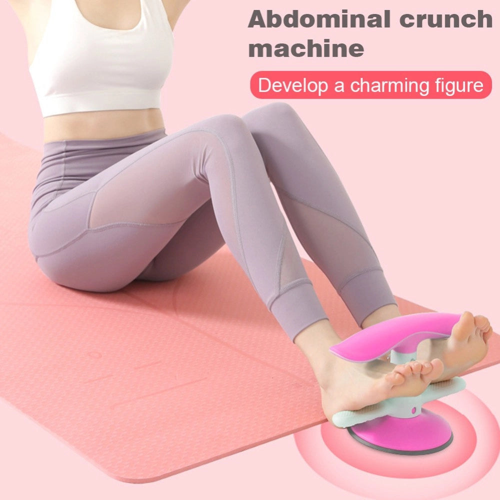 Trade Shop - Attrezzo Multifunzione Per Addominali Fitness Palestra Ventosa Regolabile Sit Up -