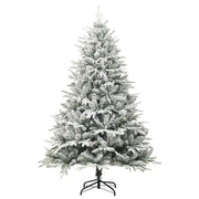 Albero di Natale Artificiale con Neve Verde 180 cm PVC e PE 328494