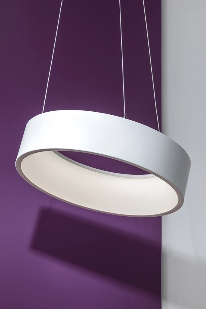 CHOPIN - Plafoniera Quadrata a LED 36W, 3000K, Luce Calda, Struttura in Metallo Bianco, Diffusore in Metacrilato, IP20 - Rossini Group