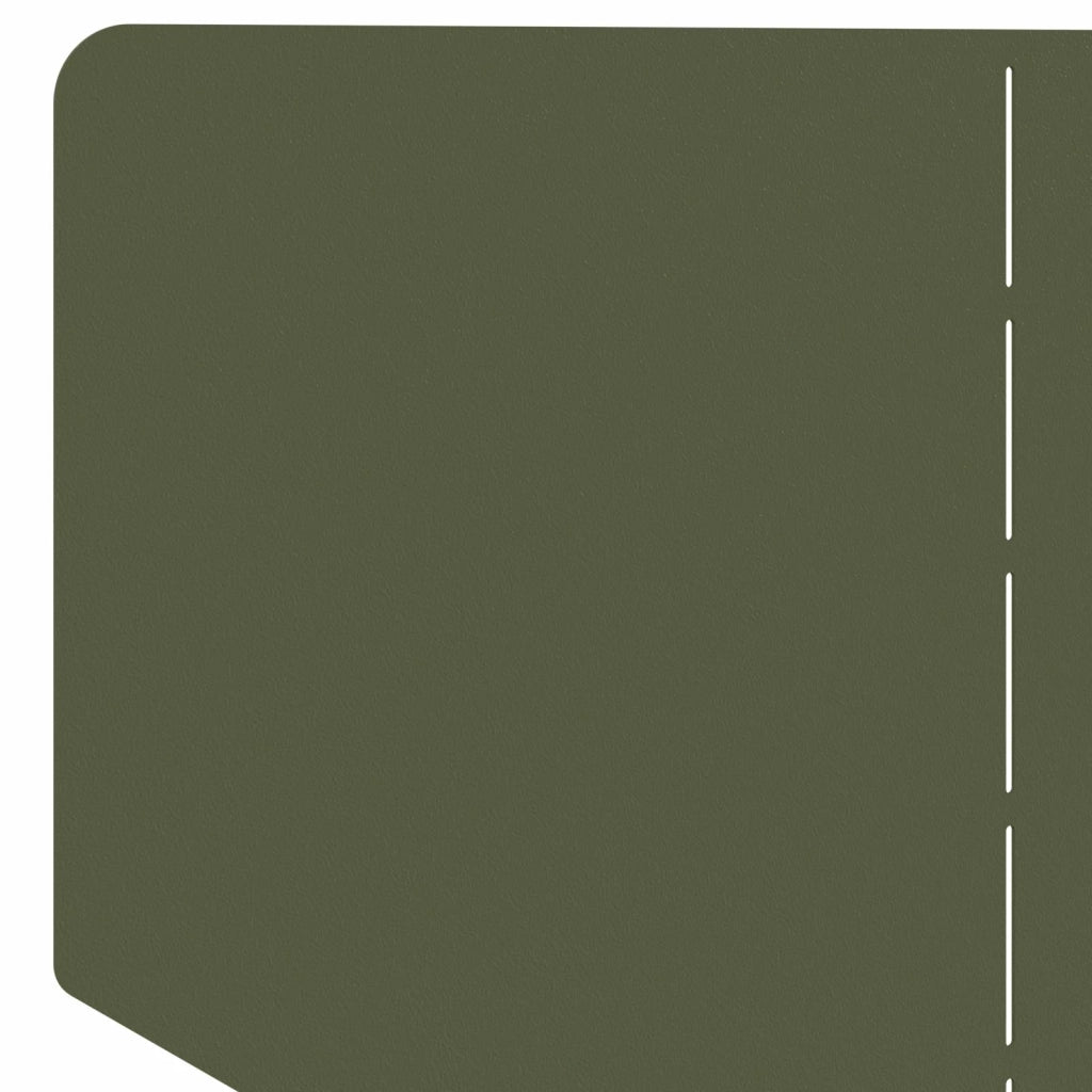 Bordura per Prato 4 pz 100 x 45 cm Acciaio Verde Oliva 8008896