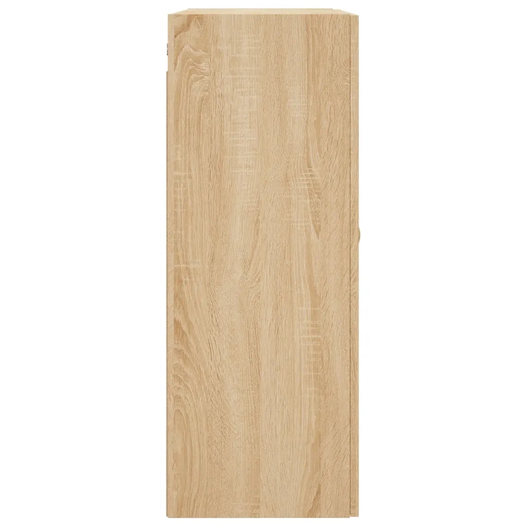 vidaXL Mobili a Parete 2 pz Rovere Sonoma 69,5x34x90 cm