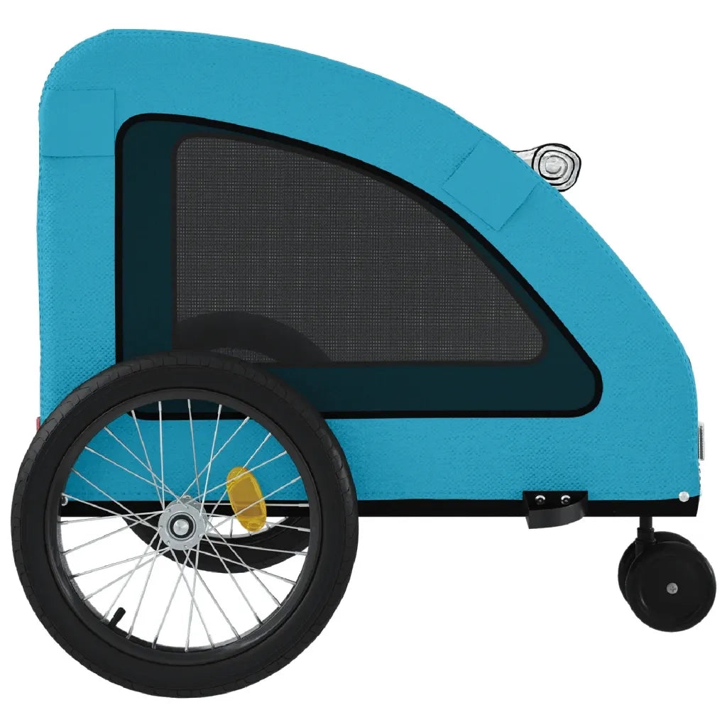 Rimorchio da Bici per Animali Blu Oxford e Ferro CFW3999216