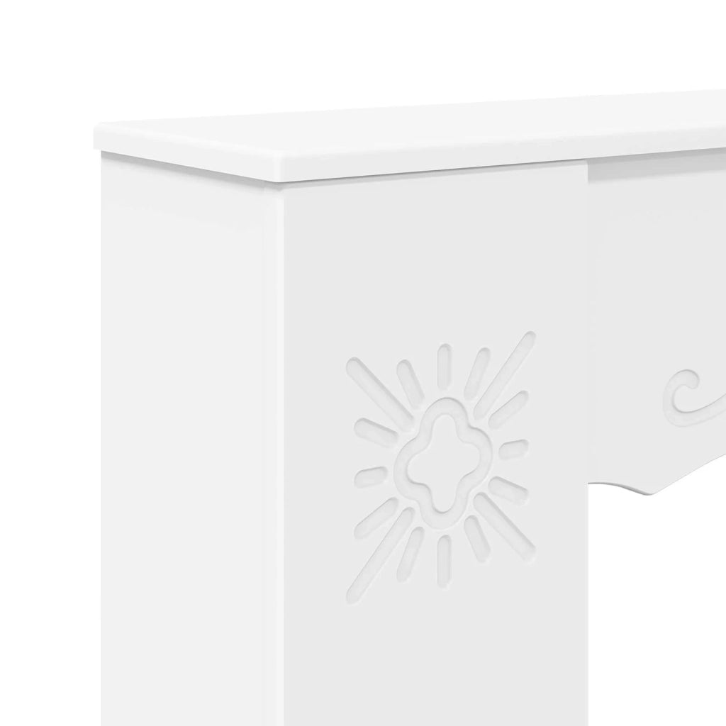 Cornice per camino Bianco 102 x 20 x 102 cm 8006633
