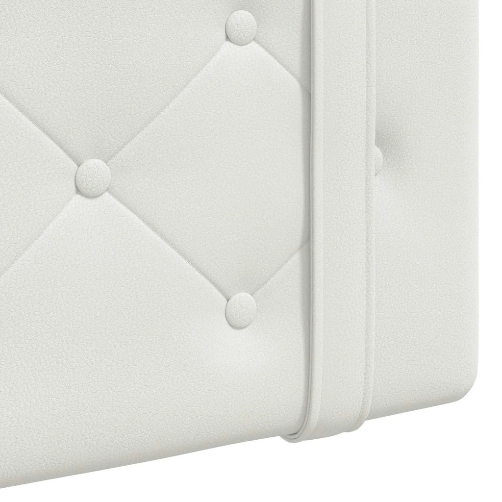 Testiera | Testata sospesa Con luce LED Bianco Similpelle