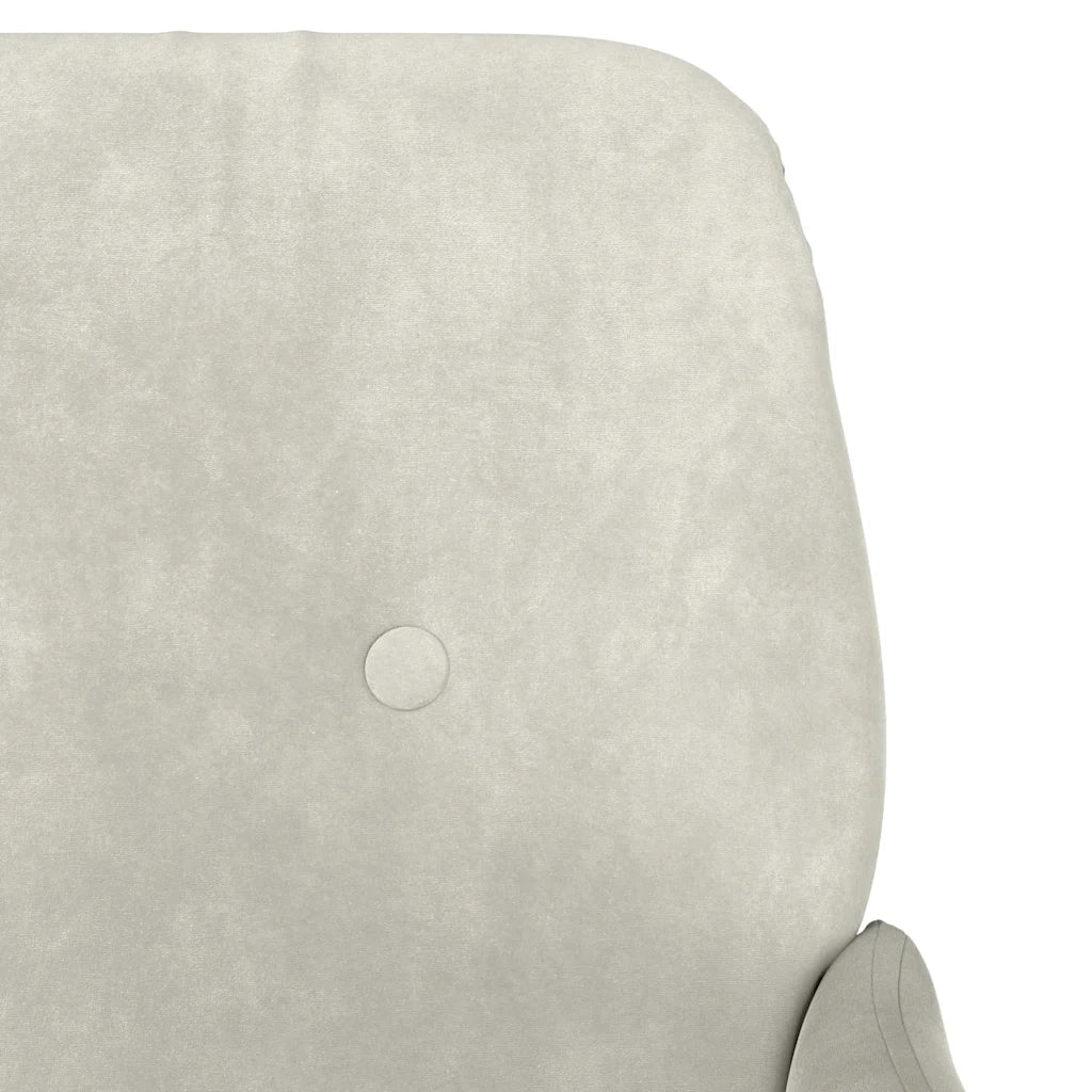 Poltrona Crema 62x79x79 cm Velluto 351412