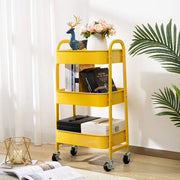 Rack su ruote, piano, organizzatore, raccogli rifiuti / carrello cucina, piano cucina, 27D x 37B x 76H centimetro