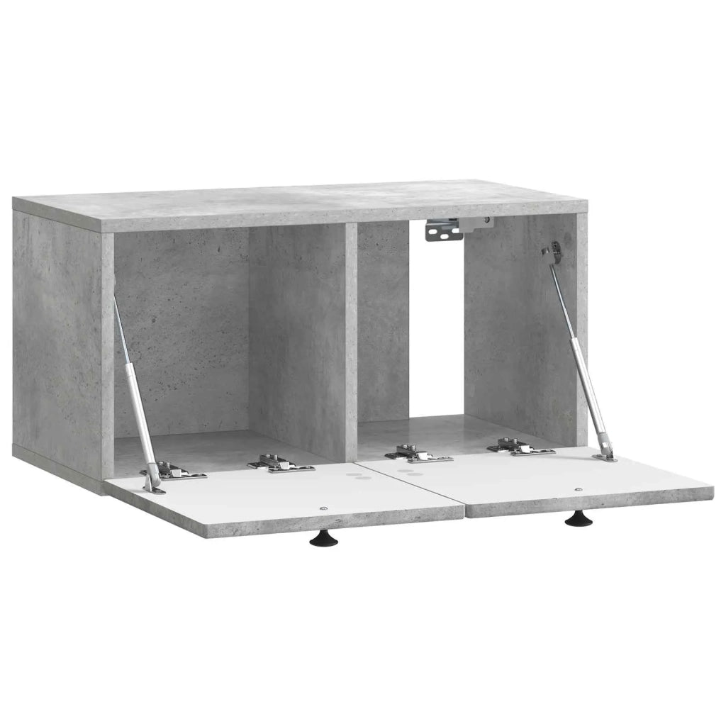 Mobile Porta TV da Muro Grigio Cemento 59,5 x 31 x 30 cm