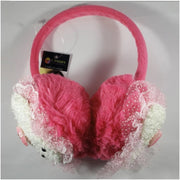 Trade Shop - Paraorecchie Rosa Corallo Coniglietto Orecchie Vento Freddo Imbottite Ragazze -