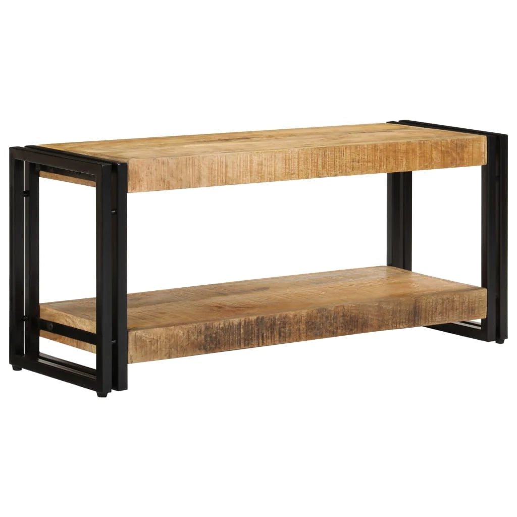 Pratico mobile porta TV/credenza di design 90 cm legno massello di mango 2502028