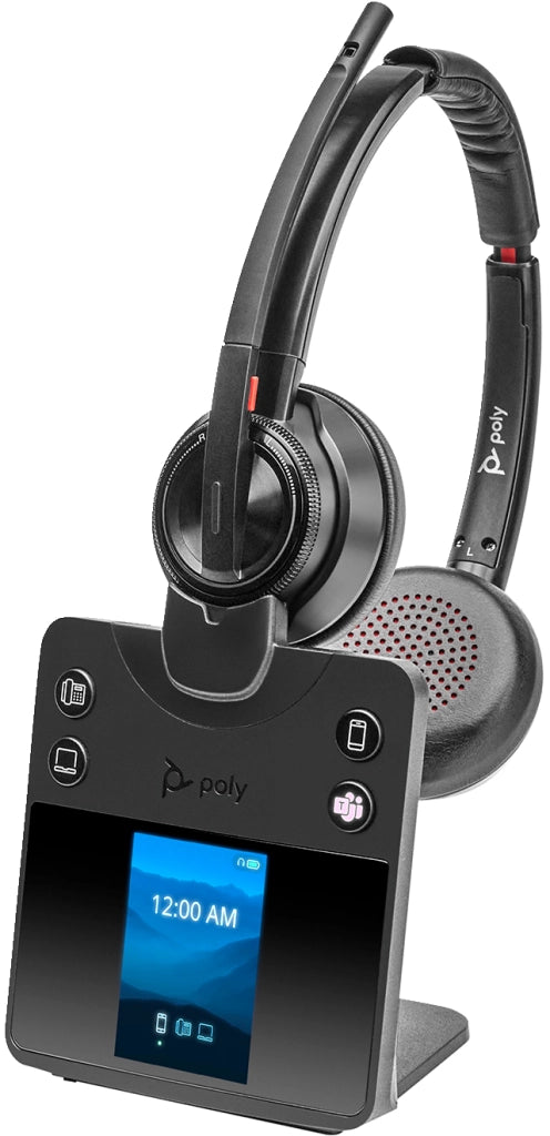 Poly cuffie stereo per ufficio savi 8420 dect 1880-1900 mhz certificate per microsoft teams - 8L5B3AA#ABB