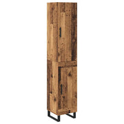 Credenza | Madia | Buffet da pranzo | Armadio da pranzo Legno vecchio 34,5 x 34 x 180 cm Legno multistrato