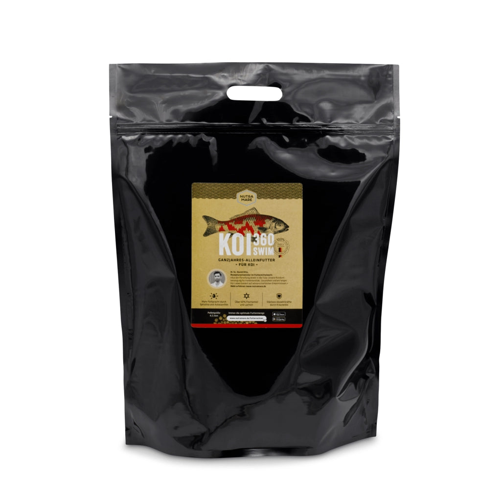 Nutramare Koi360 Swim Ø4,5mm 4,5kg - pellet galleggianti Premium per carpe di taglia media