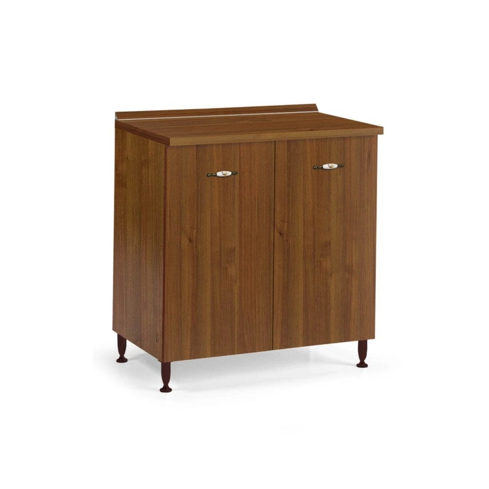 Base cucina due ante 80x50x85H colore noce antico