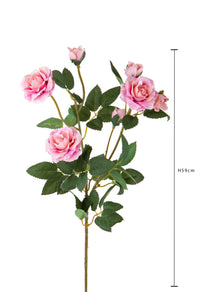 Set 6 Rose Artificiali Selvatica H 59 cm