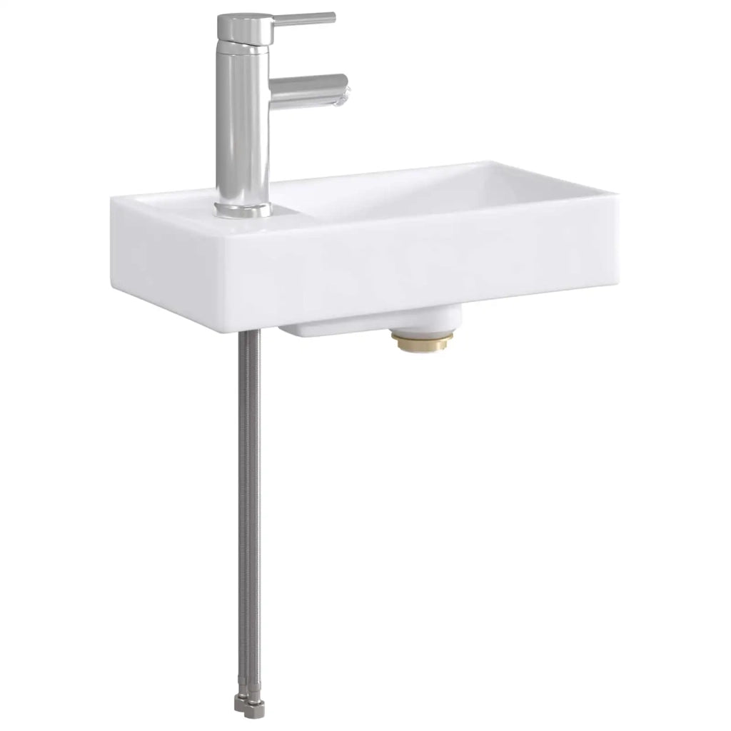 Lavabo da bagno Cromato 40,5 x 22,5 x 11,5 cm Metallo 890226