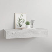 Scaffale a Muro con Cassetti Grigio Cemento 60x23,5x10 cm MDF cod mxl 33248