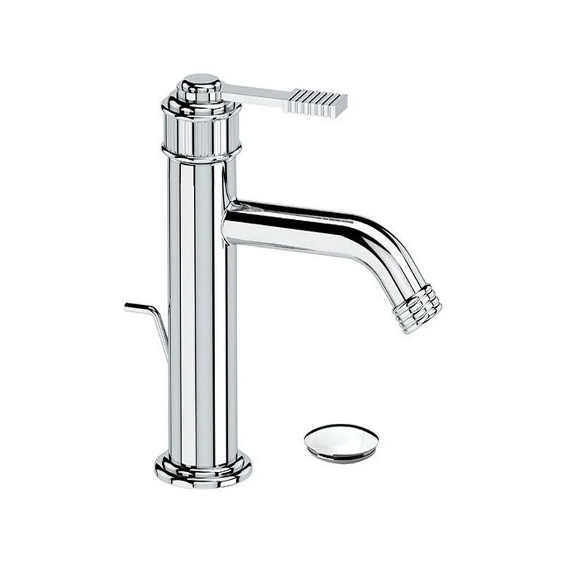 Miscelatore lavabo con scarico cromato lucido - serie Atelier