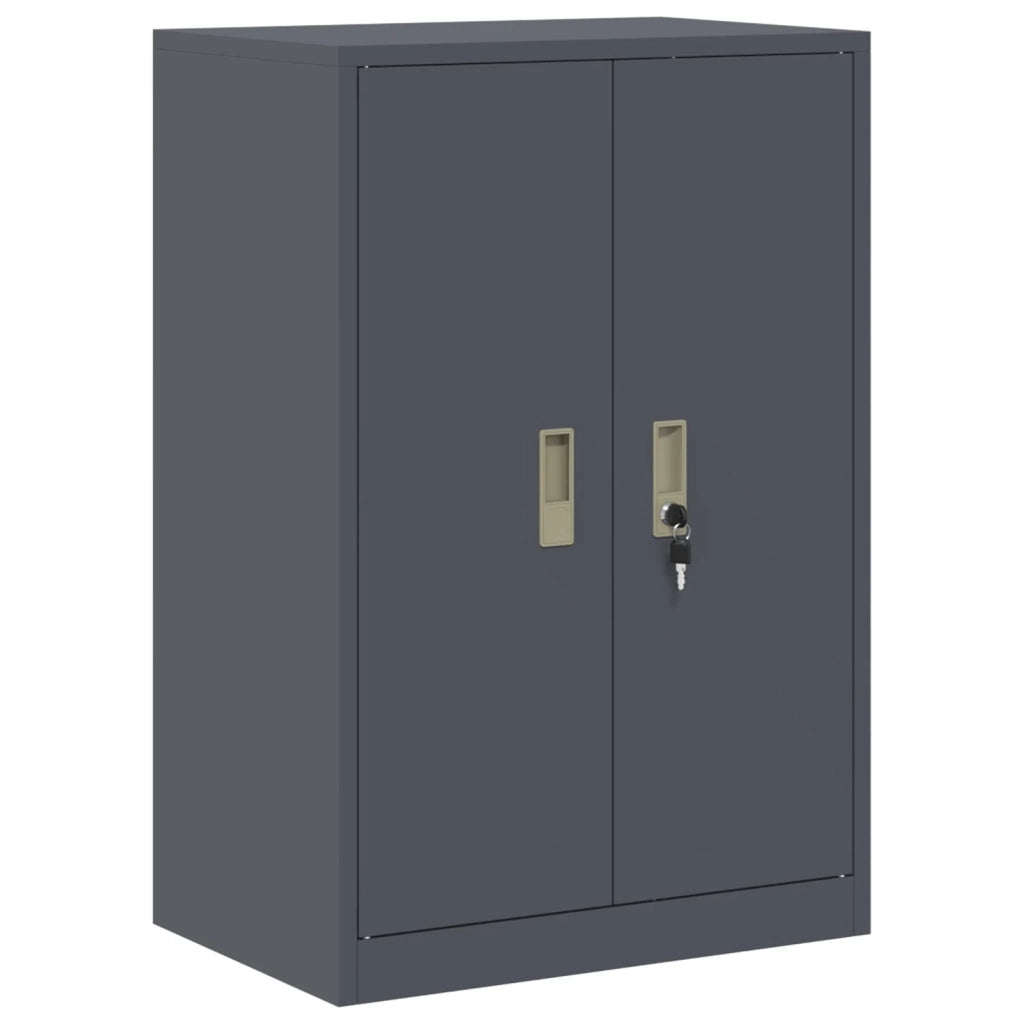 Armadio Antracite 60 x 40 x 90 cm Acciaio 891726