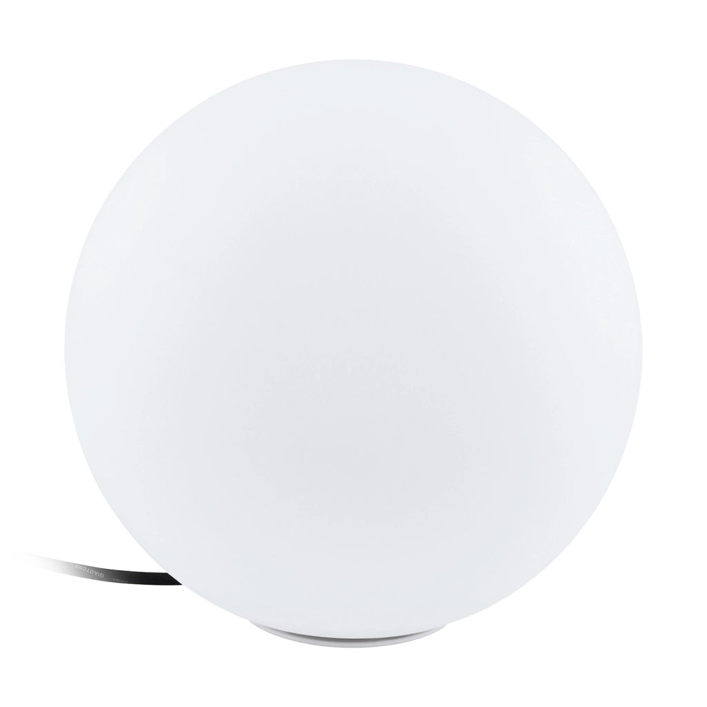 Sfera Esterno Luce Colorata Monterolo Policarbonato Bianco E27 30Cm
