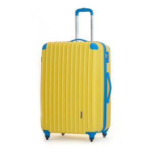 Trolley Valigia Grande Rigida in ABS 4 Ruote TSA Ravizzoni Luna Giallo