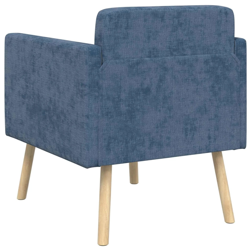 Sedia d'accento Blu Tessuto in ciniglia 42044822