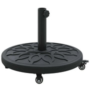 Base per ombrellone Art d¨¦co Nero ? 45 x 39,5 cm Ferro CFW5038776