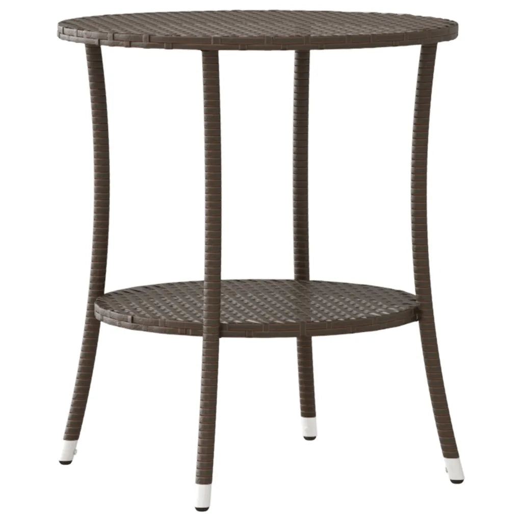 Sedie da Giardino Reclinabili 2 pz con Tavolo Polyrattan 365706
