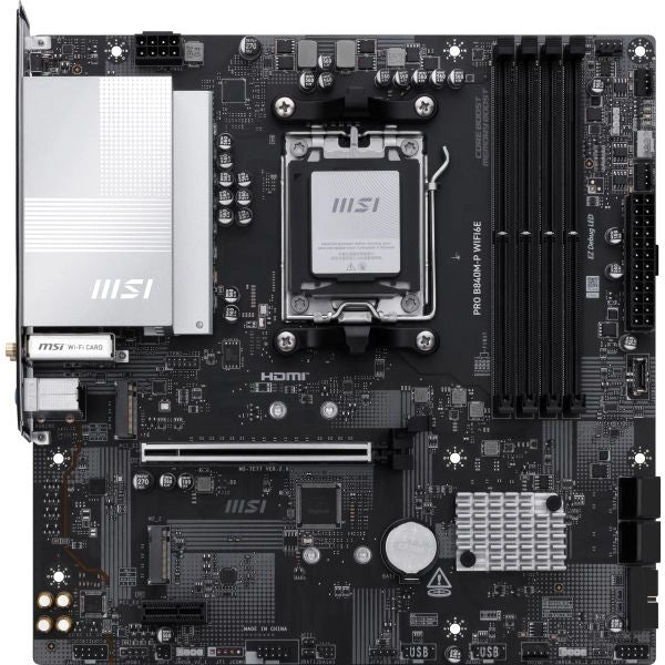 Msi mb ms-7e77pro b840m-p wifi6e601-7e77-010,20801-7e77-002std pro b840m-p wifi6e,b840,am5,4ddr5 - 911-7E77-002