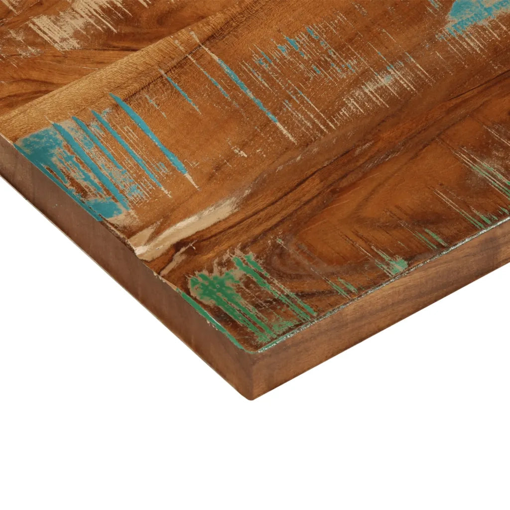 Piano Tavolo 60x40x2,5 cm Rettangolare in Massello di Recupero 371034