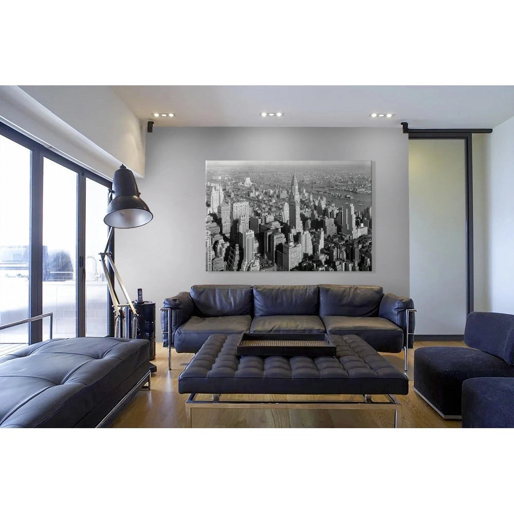 NewYork retrò - Quadro Canvas su telaio in legno Misura: 140x100 cm