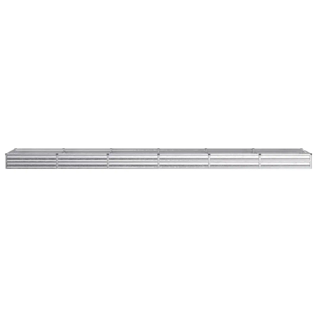 Letto rialzato da giardino Argento 480 x 80 x 24 cm 8006522