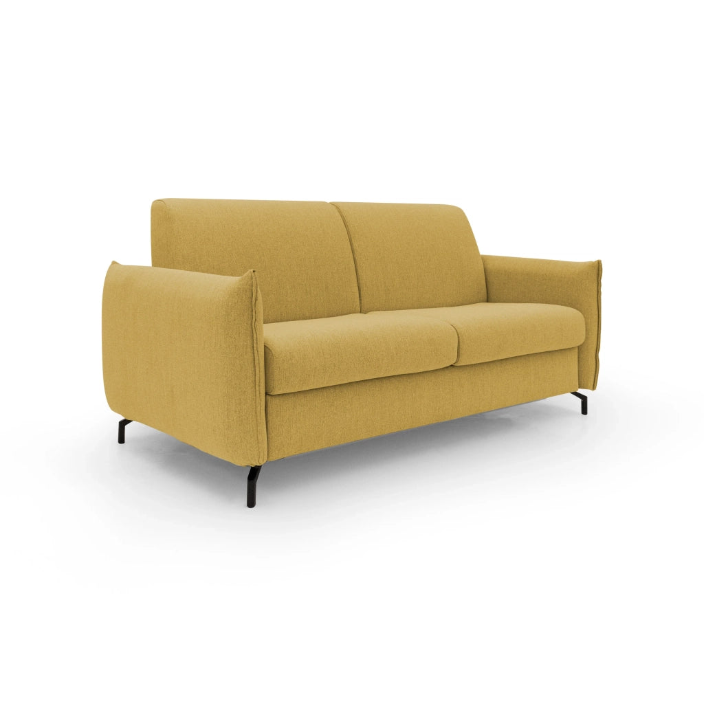 Scarlet Divano letto in tessuto misto cotone impermeabile T19 215 cm (mat.160x197) giallo