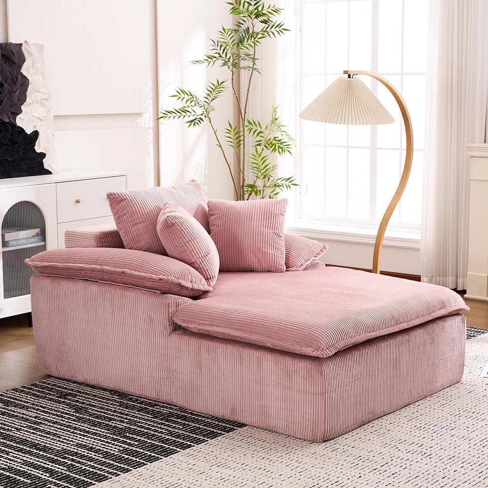 Divano inclinabile senza telaio - Xylo - 46 cm di altezza, design interno, comodo per la lettura, braccioli larghi