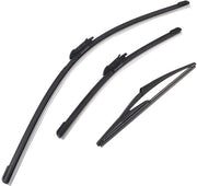 Vetroscudiscia per Parabrezza 24"/16" - Vetroscudiscia per Parafanghi 12" - Adatto per D 2006-2014 - Ricambio - Materiale Plastico - Vetroscudiscia