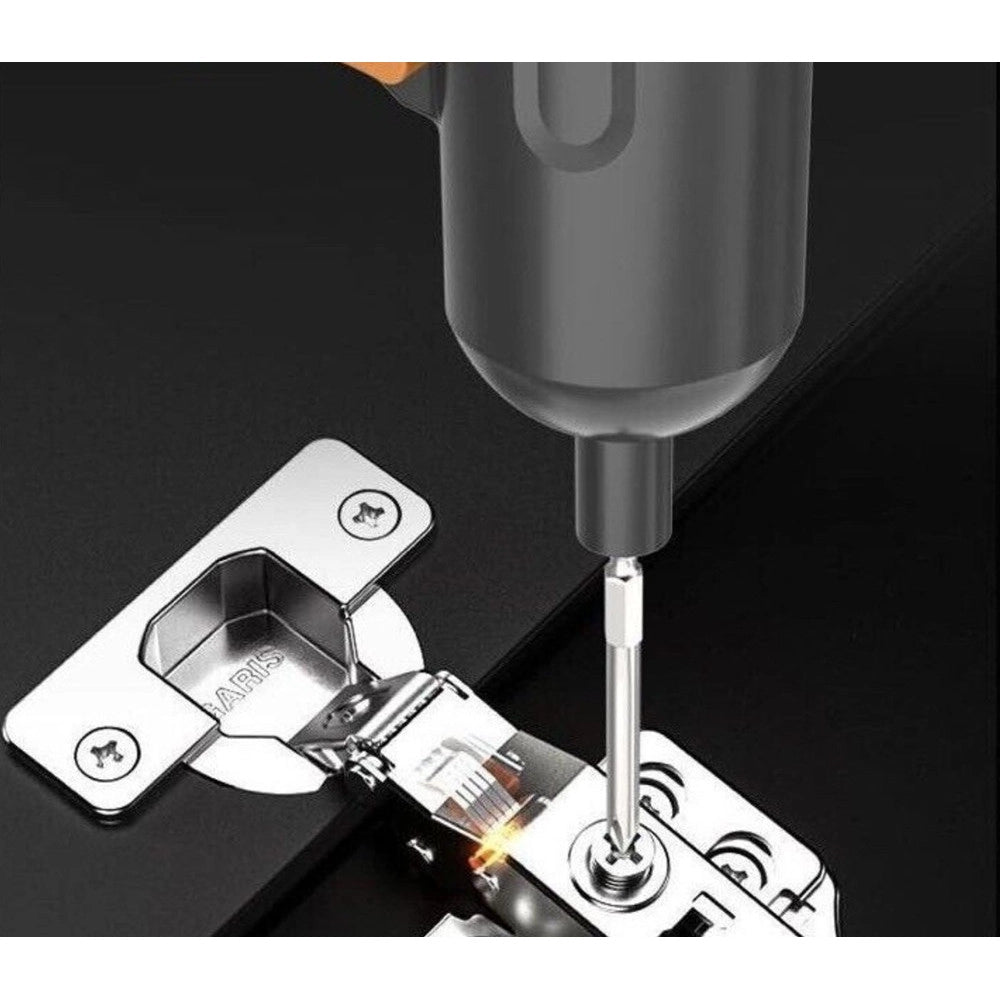 Trade Shop - Avvitatore Mini Cacciavite Elettrico Batteria Ricaricabile 21 Pz Cavo Usb -