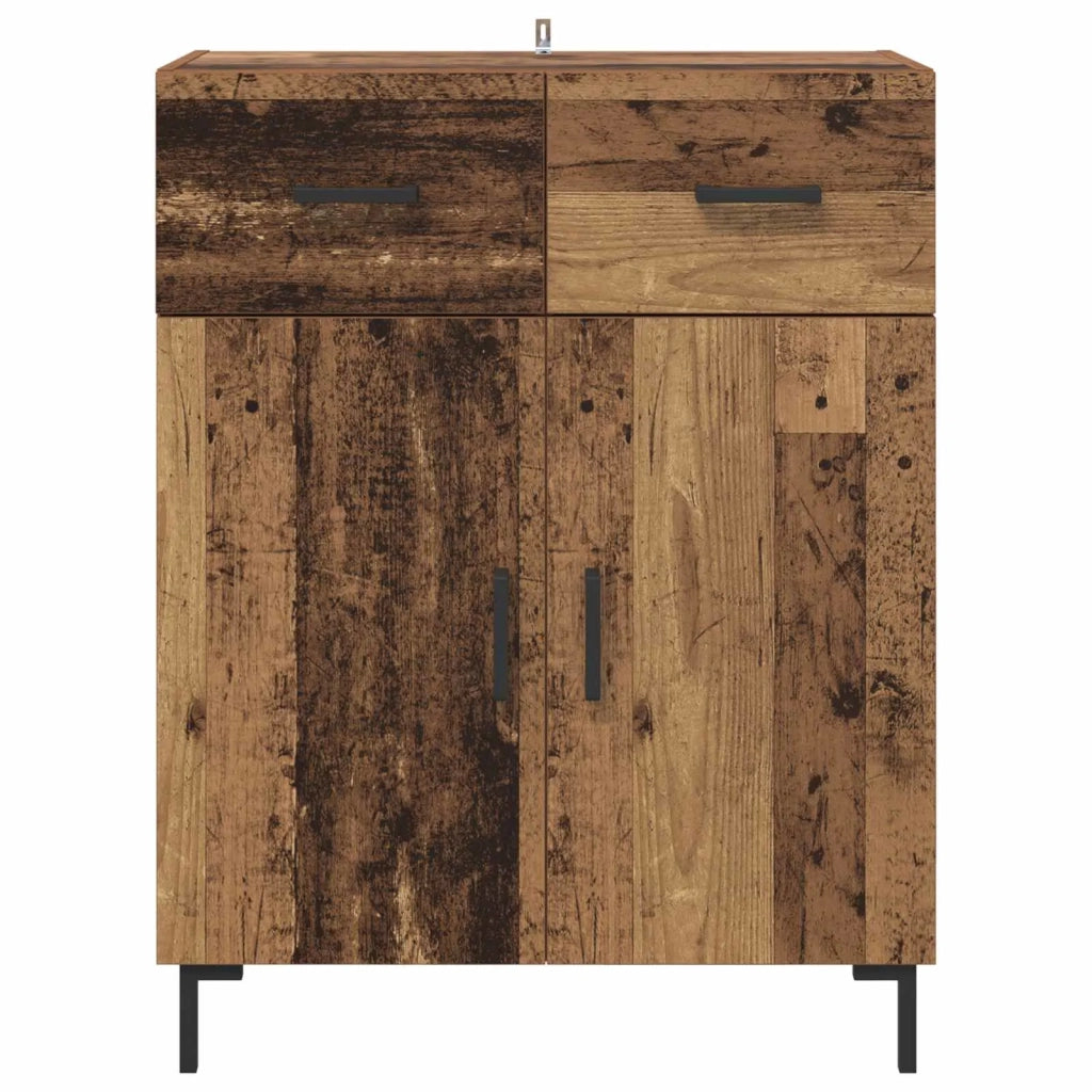 Credenza | Madia | Buffet da pranzo | Armadio da pranzo Legno vecchio 69,5 x 34 x 90 cm Legno multistrato